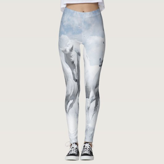 Leggings van witte paarden (Voorkant)