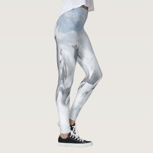 Leggings van witte paarden (Rechts)