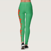 Leggings van Wyoming State Flower Indian Paintbors (Achterkant)