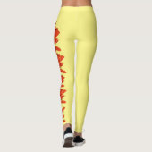 Leggings van Wyoming State Flower Indian Paintbors (Achterkant)