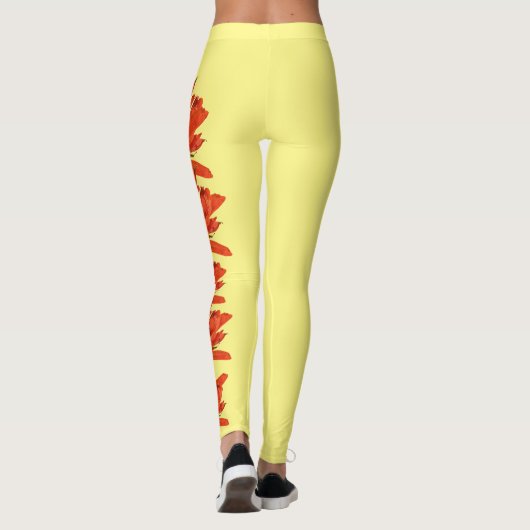 Leggings van Wyoming State Flower Indian Paintbors (Achterkant)