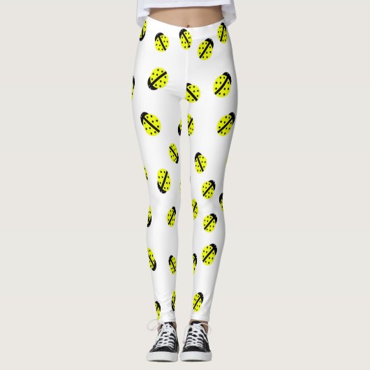 Leggings van Yellow Lady Bug (Voorkant)