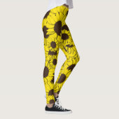 Leggings van zonnebloemen (Rechts)