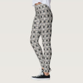 Leggings van zwarte/bruine gevlekte vrouwen (Links)