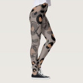 Leggings van zwarte en bruine luipaard (Rechts)