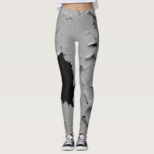 Leggings  verf met  look Peeling (Voorkant)