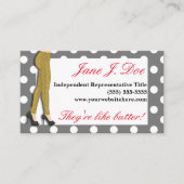 Leggings Verkoop, luipaard afdrukken Visitekaartje (Voorkant)