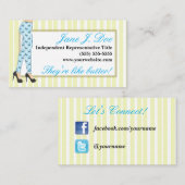 Leggings Verkoop, Roze en Paars Visitekaartje (Voorkant / Achterkant)