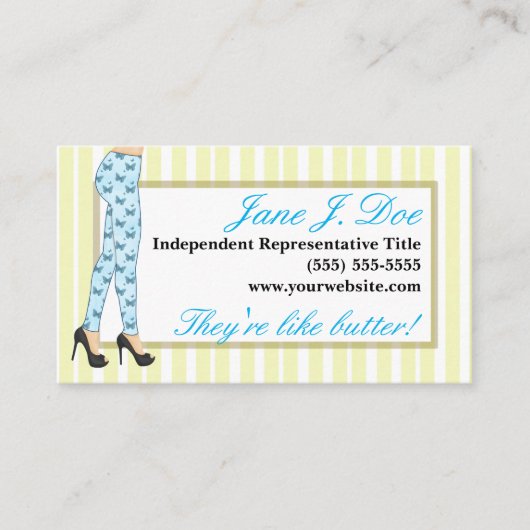 Leggings Verkoop, Roze en Paars Visitekaartje (Voorkant)