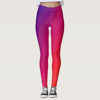 Leggings verloopkleur effen kleur