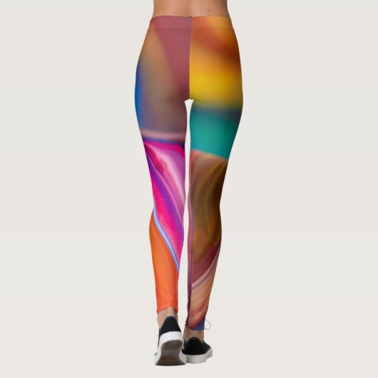 Leggings verloopkleurencombinatie (Achterkant)