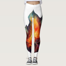 Leggings - Vlammen artwork