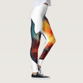 Leggings - Vlammen artwork (Rechts)