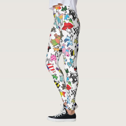 Leggings vliegende varkens (Links)