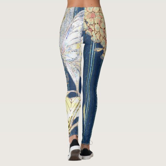 Leggings VLINDERS, JAPANSE STREPEN (Achterkant)
