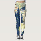 Leggings VLINDERS, JAPANSE STREPEN (Voorkant)