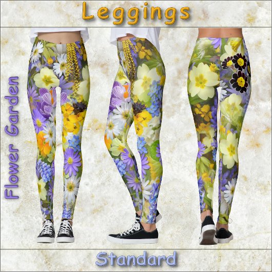 LEGGINGS - "Vloertuinen" - Florentijns ontwerp