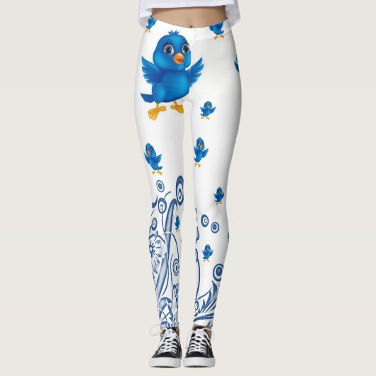 leggings vogels (Voorkant)