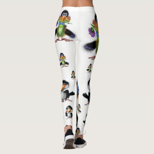leggings vogels (Achterkant)