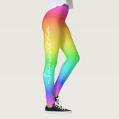 Leggings voor aangepaste Rainbooggradiënt (Rechts)