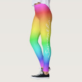 Leggings voor aangepaste Rainbooggradiënt (Links)