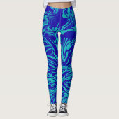 Leggings voor abstracte Floral Design Mode (Voorkant)