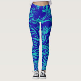 Leggings voor abstracte Floral Design Mode