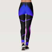 Leggings voor Abstracte kleuterpatronen in kleuren (Achterkant)
