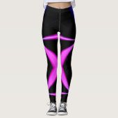 Leggings voor Abstracte kleuterpatronen in kleuren (Voorkant)