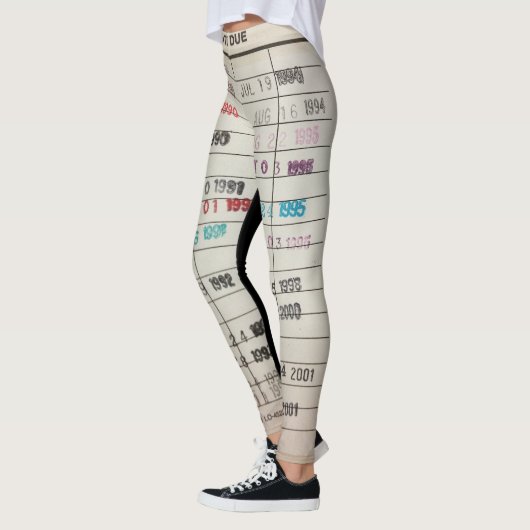 Leggings voor afdrukbare bibliotheekkaarten (Links)