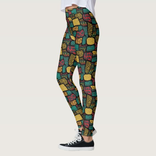 Leggings voor Afrikaanse afdrukken (Links)