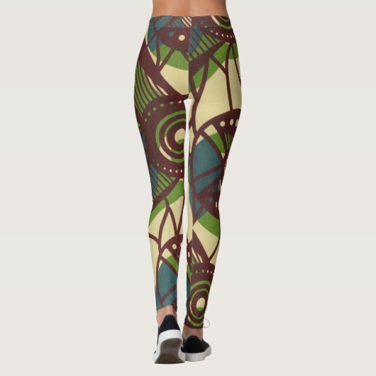 Leggings voor Afrikaanse afdrukken (Achterkant)