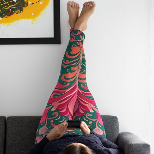 Leggings voor 'All Bright' Floral afdrukken voor v