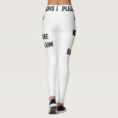 leggings voor als je benen ballonnen zijn (Achterkant)