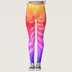 Leggings voor Amerikaanse vlag- en Fireworks-Ipane