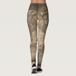 Leggings voor antieke kaart