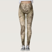 Leggings voor antieke kaart (Voorkant)