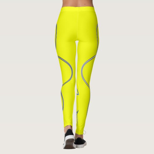 Leggings voor atoomgeel (Achterkant)