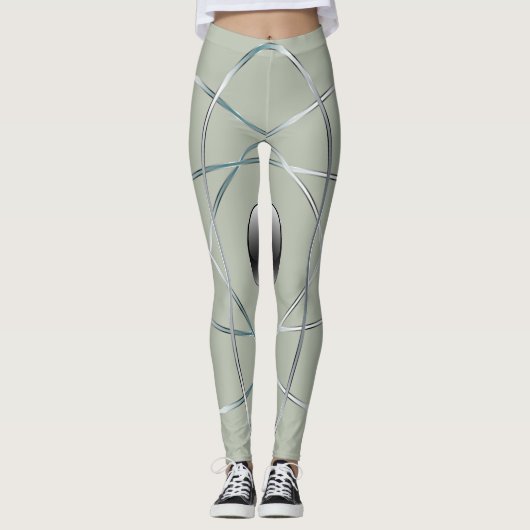 Leggings voor atoomgrijs (Voorkant)