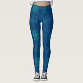 Leggings voor blauw controllerpatroon (Voorkant)