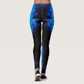Leggings voor blauw vlamvuur (Achterkant)