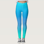 Leggings voor blauwe en Blauwgroen oceaan Breeze Y (Voorkant)