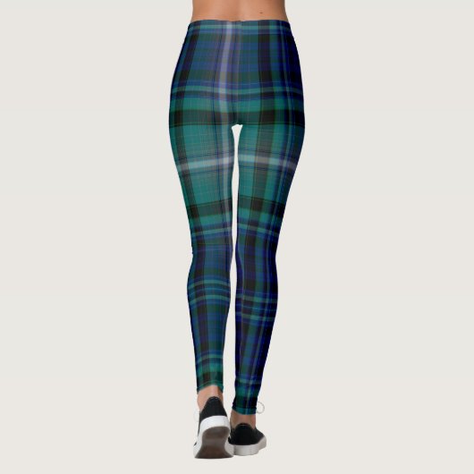 Leggings voor blauwe en groene winterspelden (Achterkant)