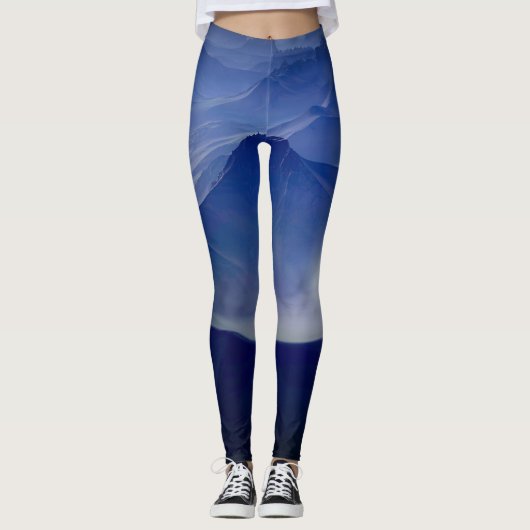 Leggings voor blauwe krater (Voorkant)