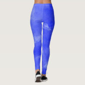 Leggings voor blauwe Waterverf (Achterkant)
