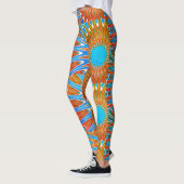 Leggings voor Blue All-Over-Print (Links)