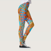 Leggings voor Blue All-Over-Print (Rechts)