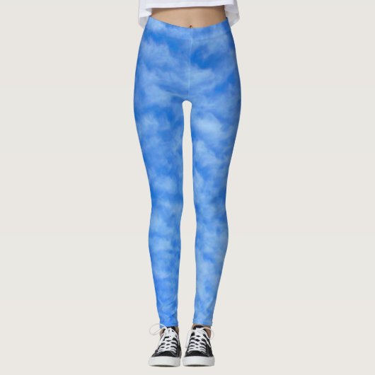 Leggings voor Blue Sky Cloud (Voorkant)