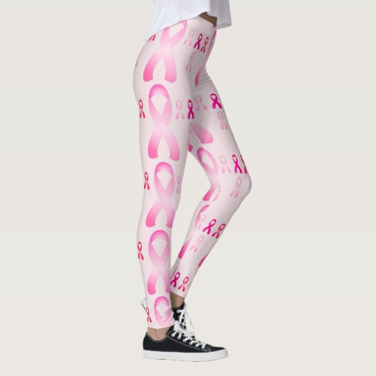 Leggings voor borstkanker roze lintbewustwording (Rechts)