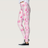 Leggings voor borstkanker roze lintbewustwording (Links)